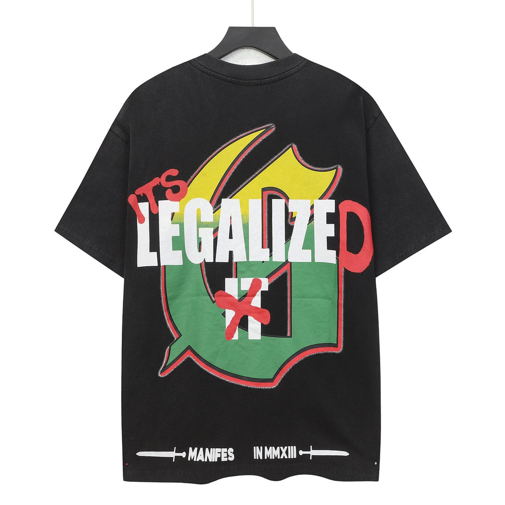 Godspeed It's Legalized Graphic T-Shirt — back