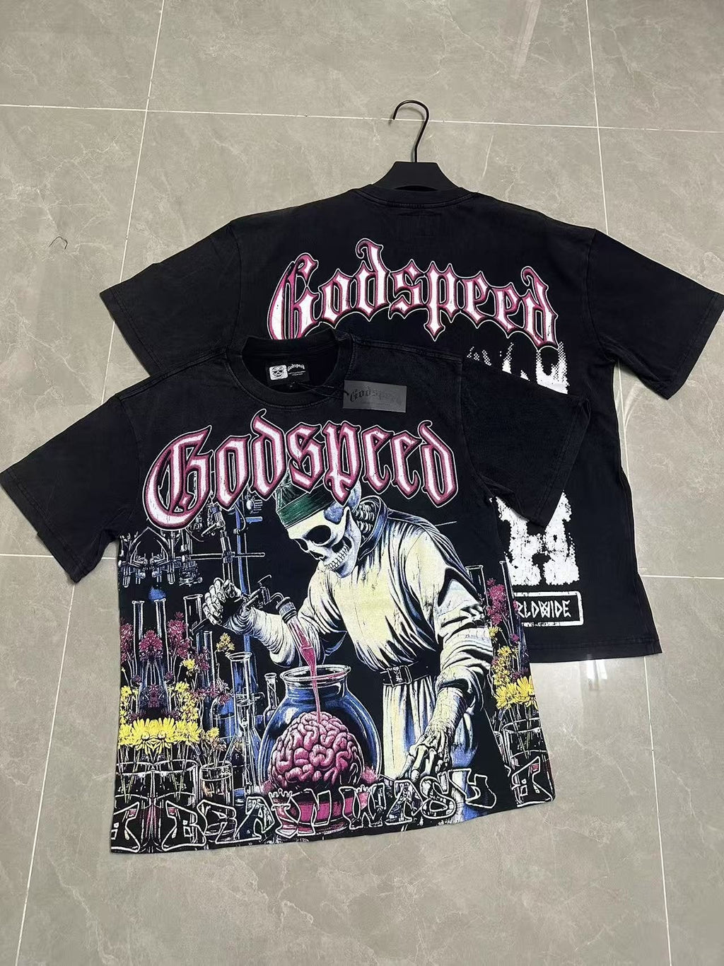 Godspeed Brain Wash Graphic T-Shirt — context