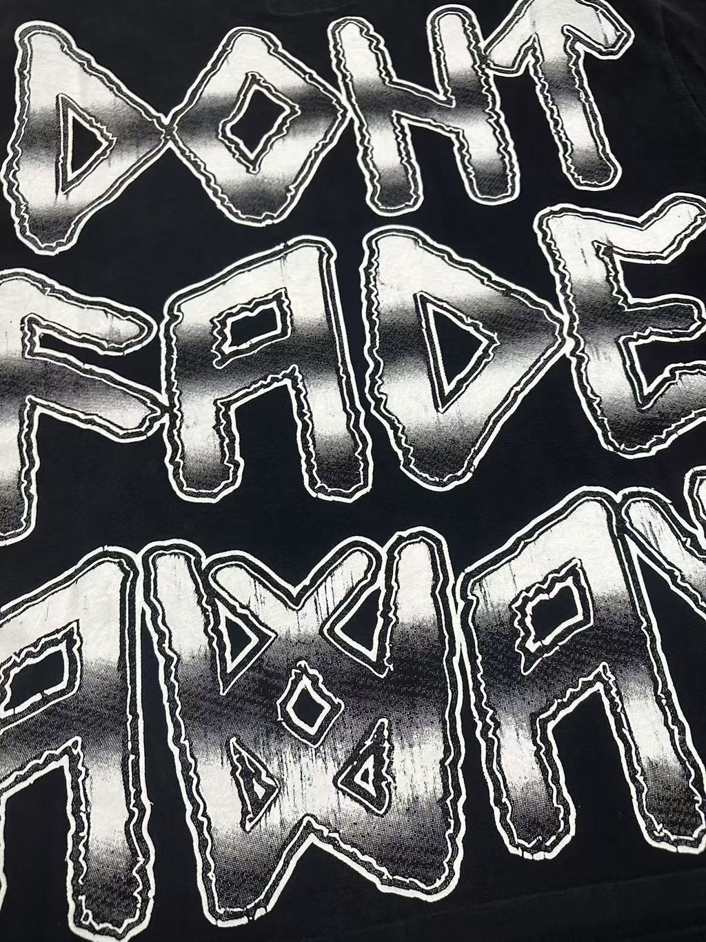 Godspeed Don’t Fade Away Washed Graphic T-Shirt — detail