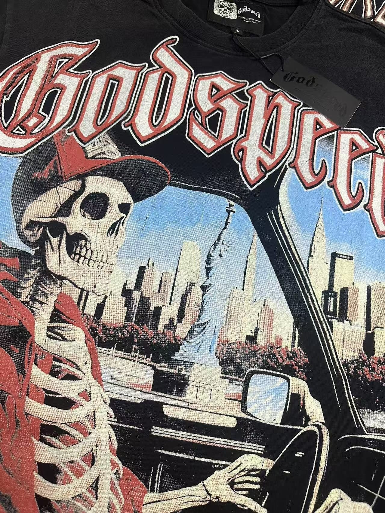 Godspeed World Tour Summer 2025 Graphic T-Shirt — detail