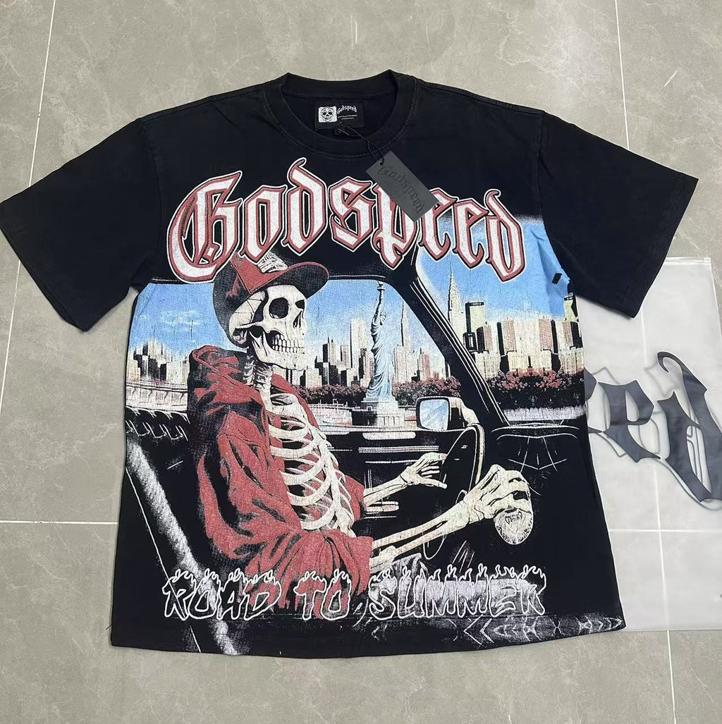 Godspeed World Tour Summer 2025 Graphic T-Shirt — front