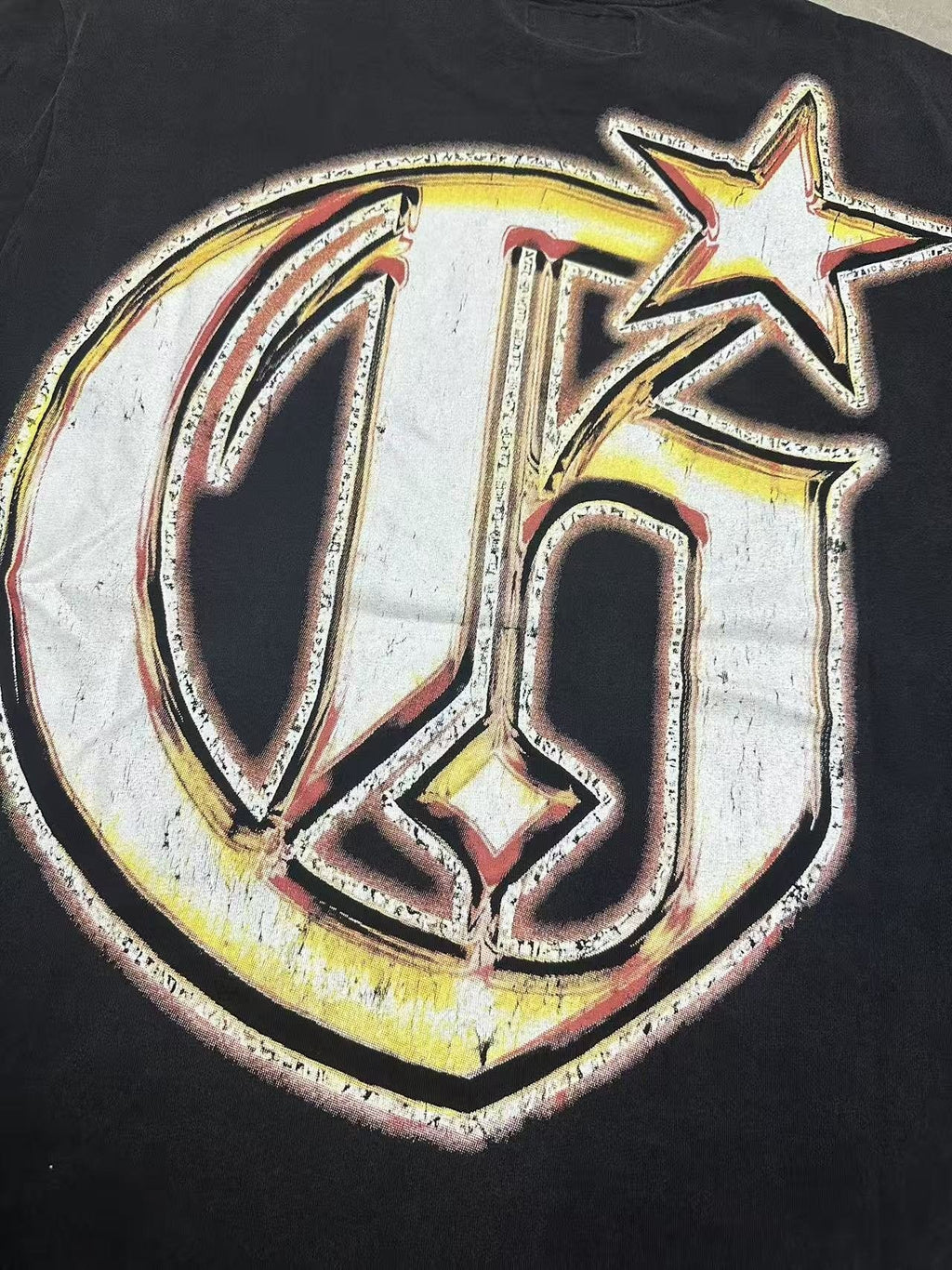 Godspeed Washed Rock Graphic T-Shirt — detail