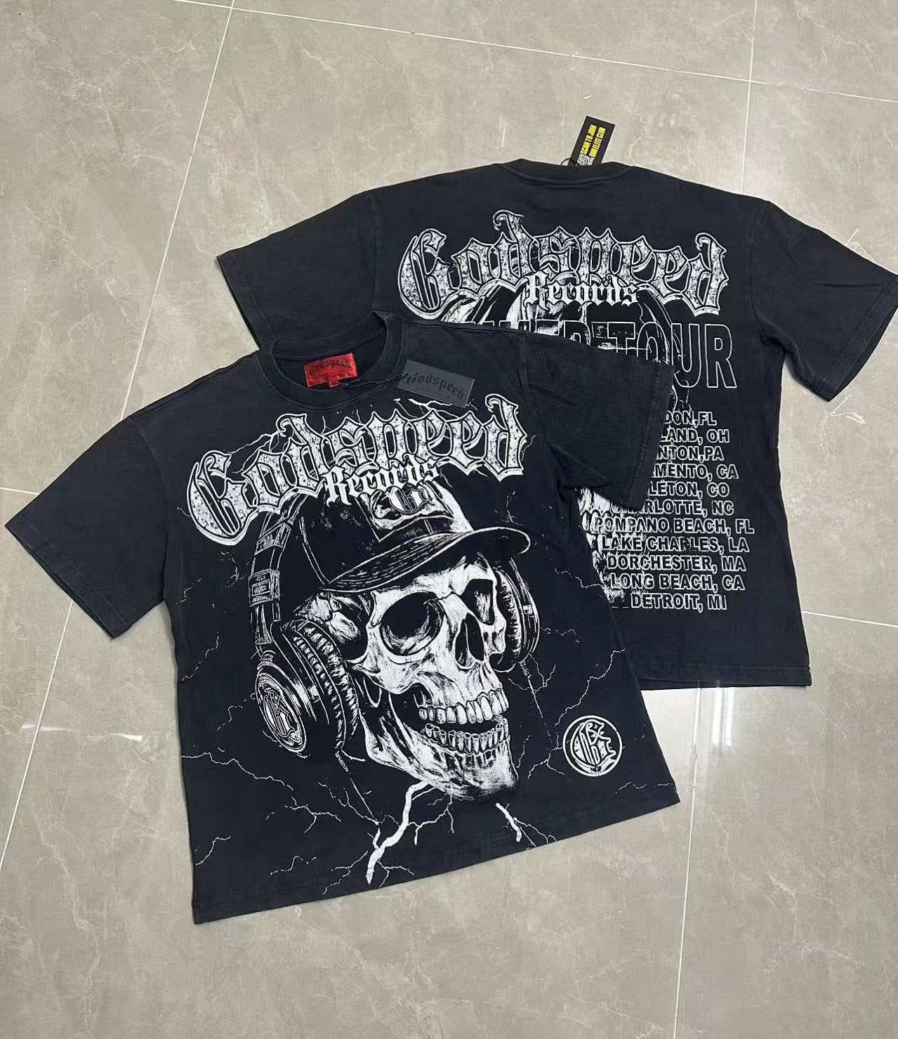 Godspeed Summer Tour 2025 Skull Graphic T-Shirt — context