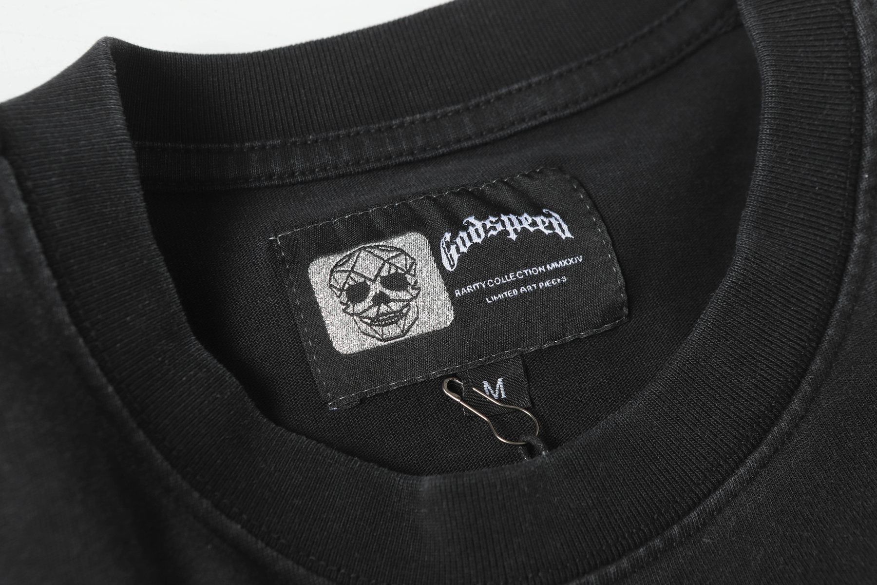 Godspeed Space Tour Astronaut Graphic T-Shirt — neck_label