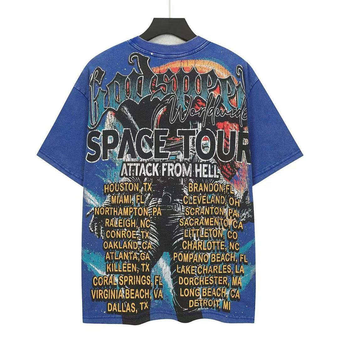 Godspeed Space Tour Astronaut Graphic T-Shirt — back