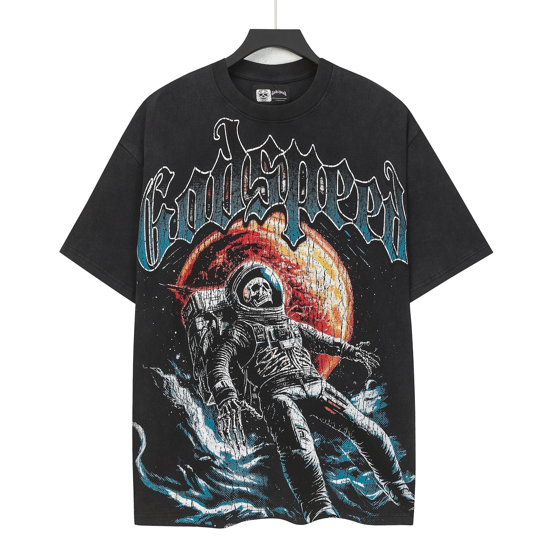 Godspeed Space Tour Astronaut Graphic T-Shirt — front