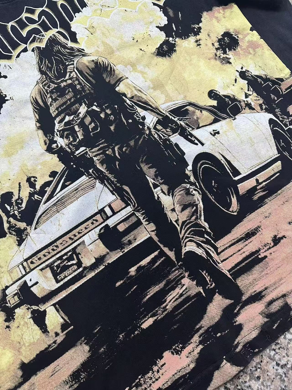Godspeed Washed Rock Graphic T-Shirt — detail