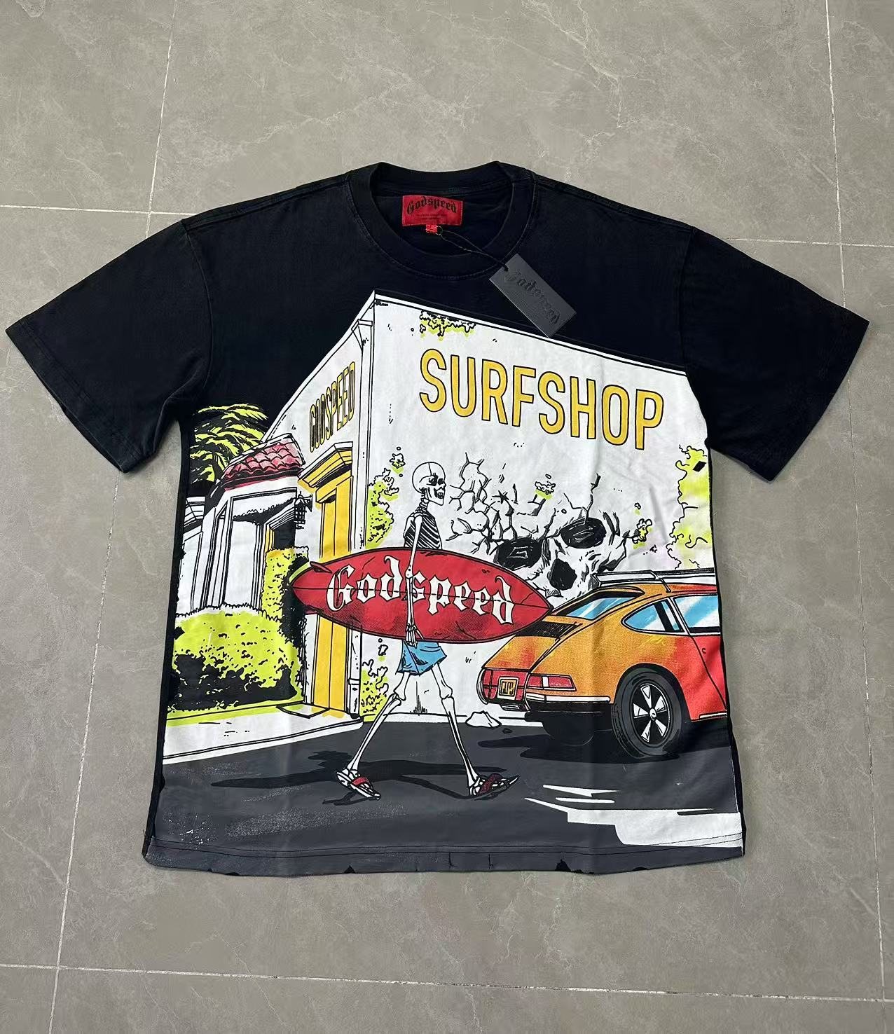 Godspeed Surfshop Graphic T-Shirt — front