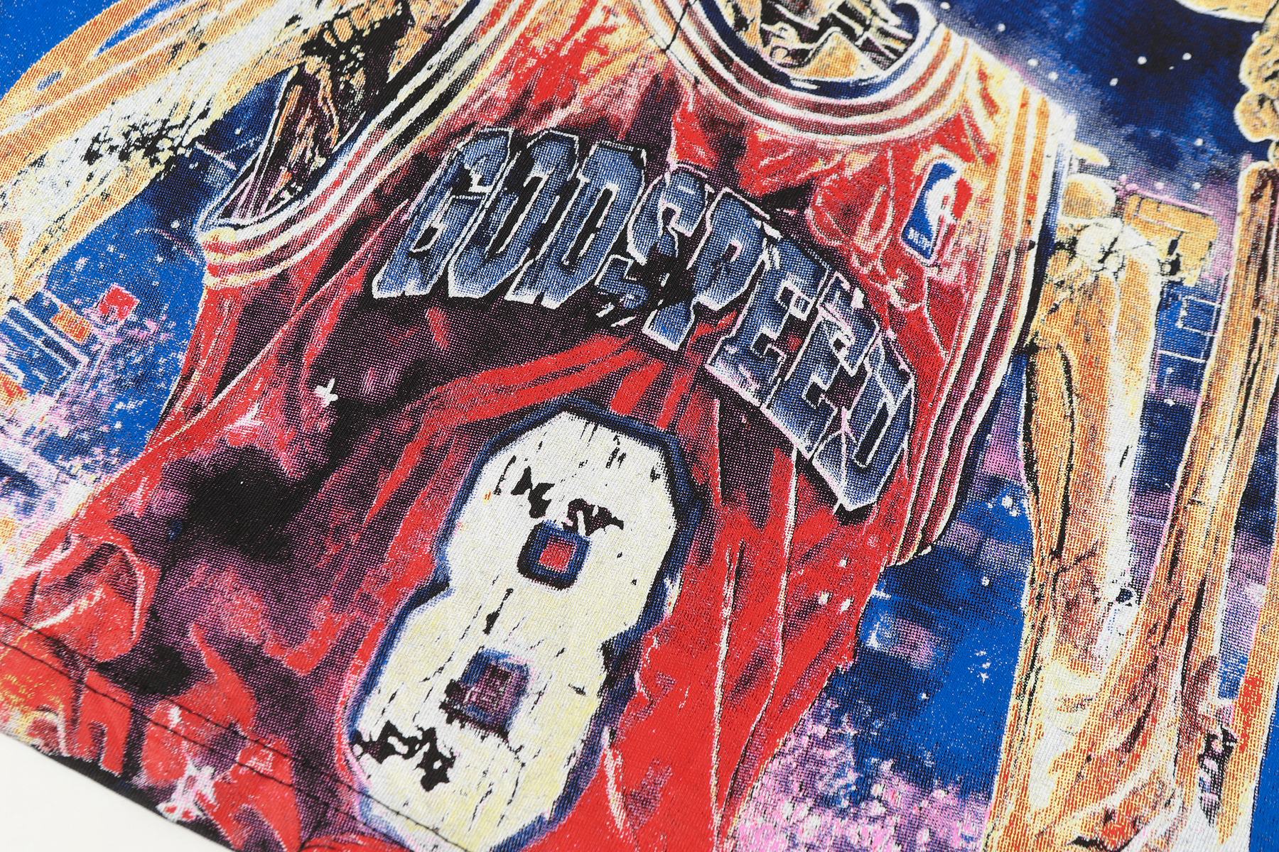 Godspeed Washed Black Graphic T-Shirt — detail