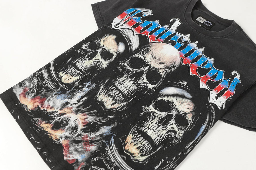 Godspeed World Tour Skull Graphic T-Shirt — detail