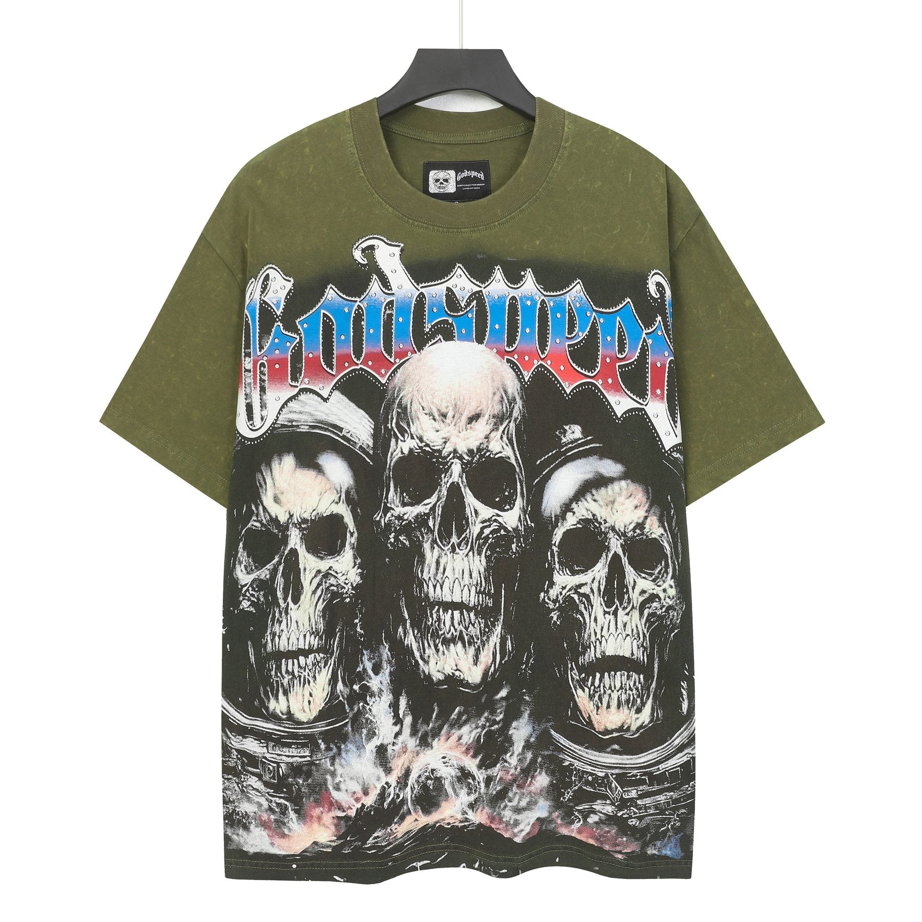 Godspeed World Tour Skull Graphic T-Shirt — front