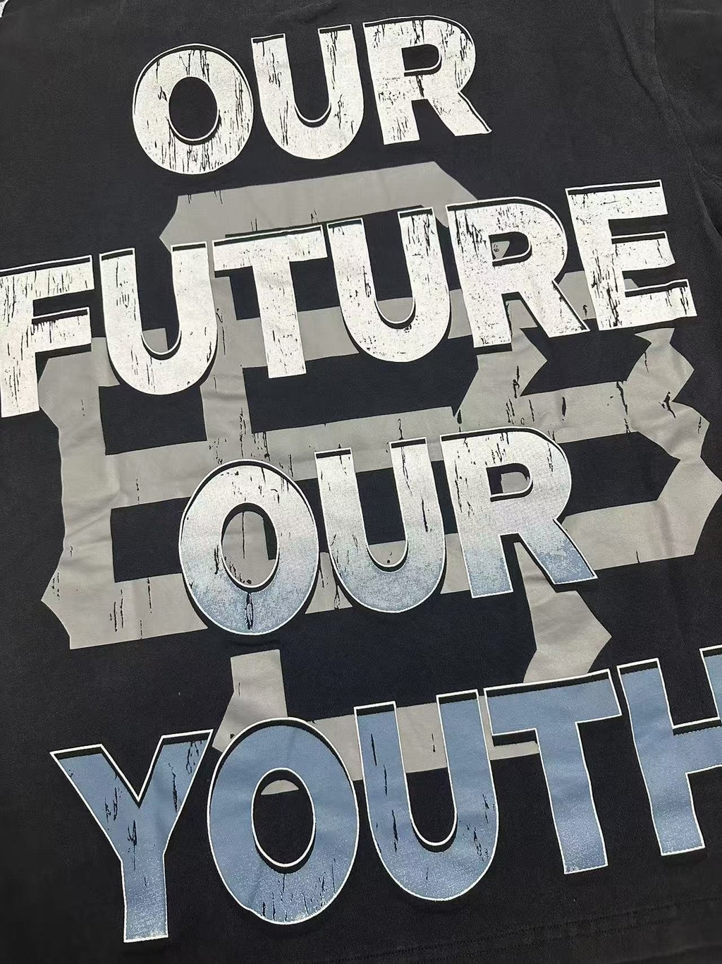 Godspeed Our Future Our Youth Graphic T-Shirt — detail