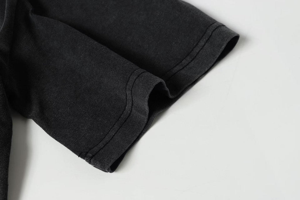 Godspeed Washed Black Rock Graphic T-Shirt — detail