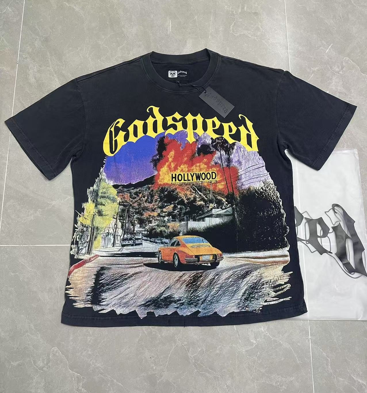 Godspeed Hollywood Graphic T-Shirt — context