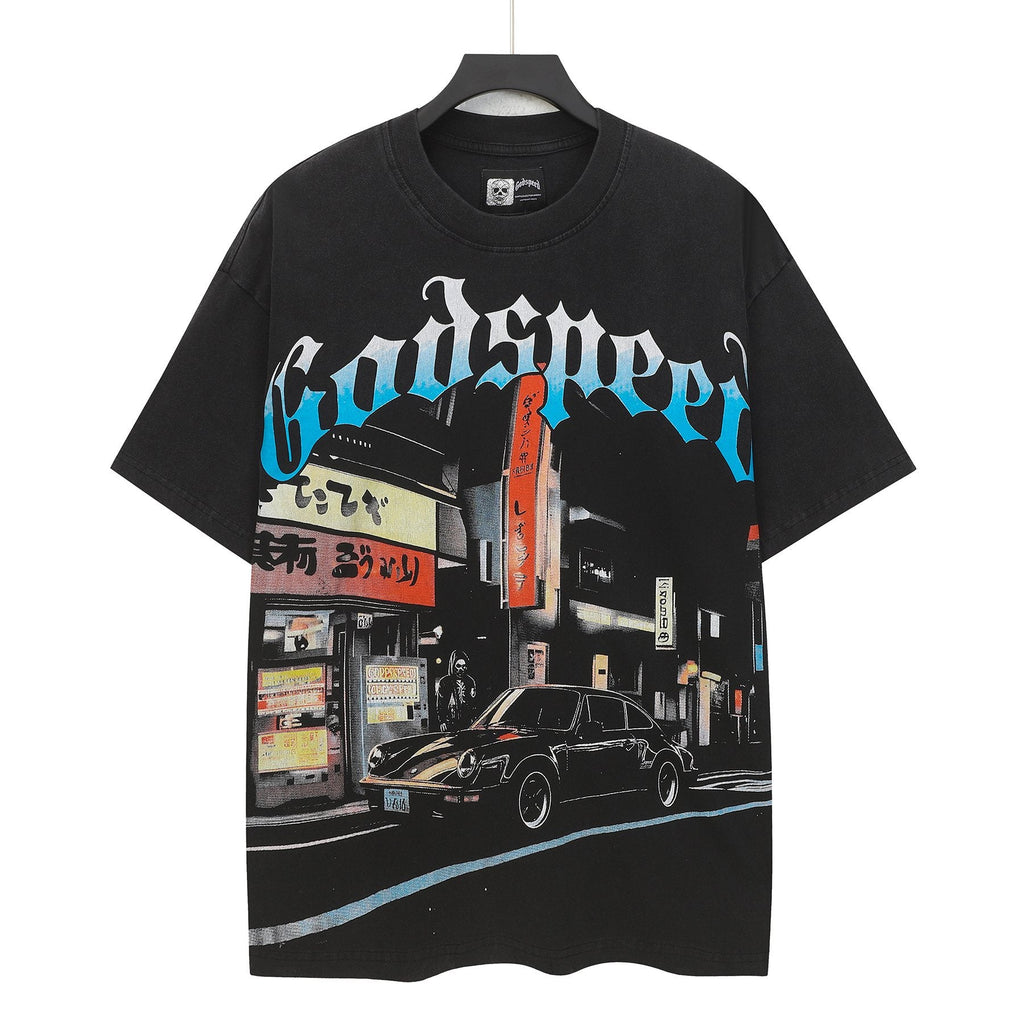 Godspeed City Car Graphic T-Shirt — hero