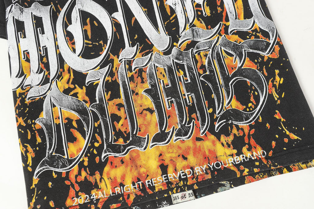 Godspeed Rich Money Drugs Graphic T-Shirt — detail