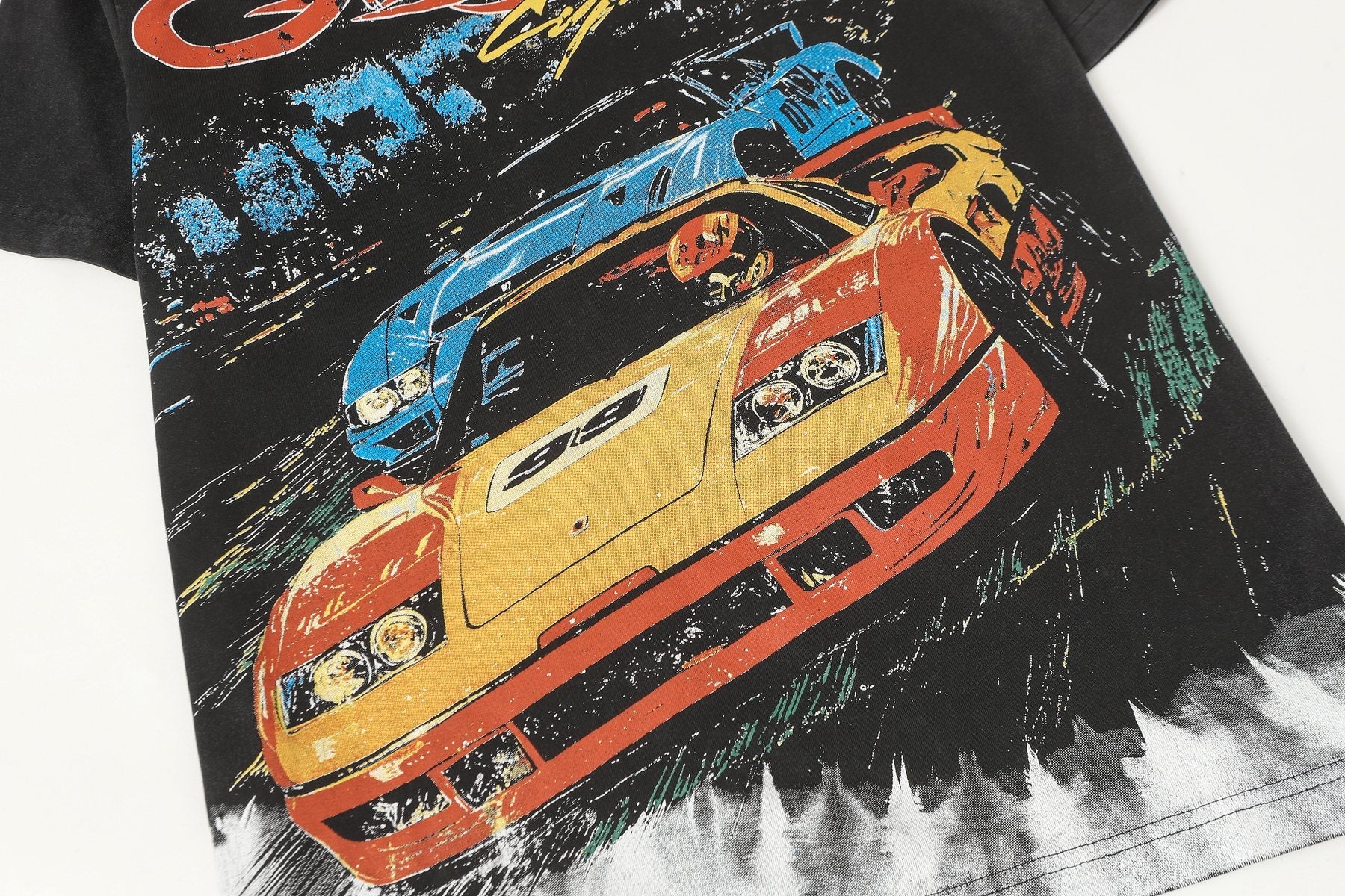 Godspeed Cup Series Racing Graphic T-Shirt — detail
