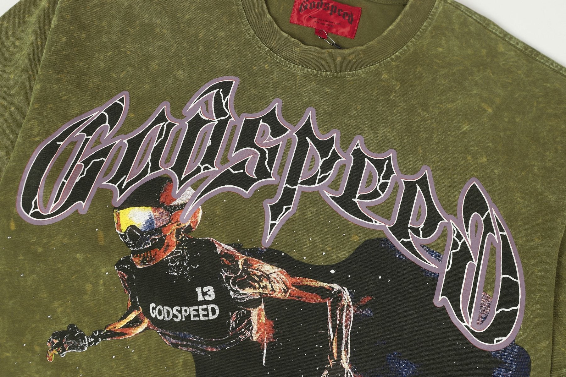 Godspeed Washed Rock Graphic T-Shirt — detail