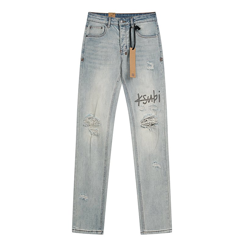 Ksubi Royalty Heroism Light Blue Skinny Jeans — hero