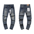 Purple Brand Blue Distressed Ripped Knee Jeans — hero