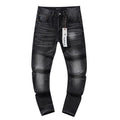 Purple Brand Washed Black Distressed Jeans — hero