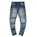 Purple Brand Washed Distressed Blue Jeans — hero