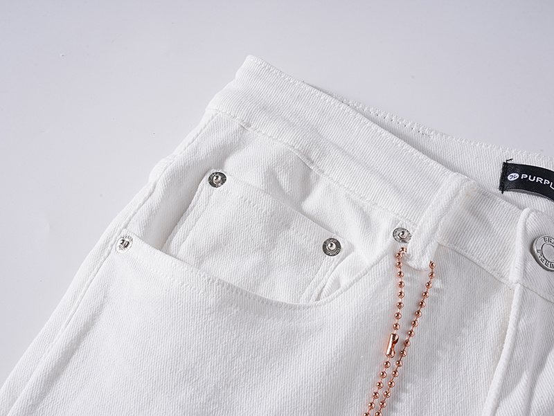 Purple Brand Paint-Splatter Distressed Jeans — detail