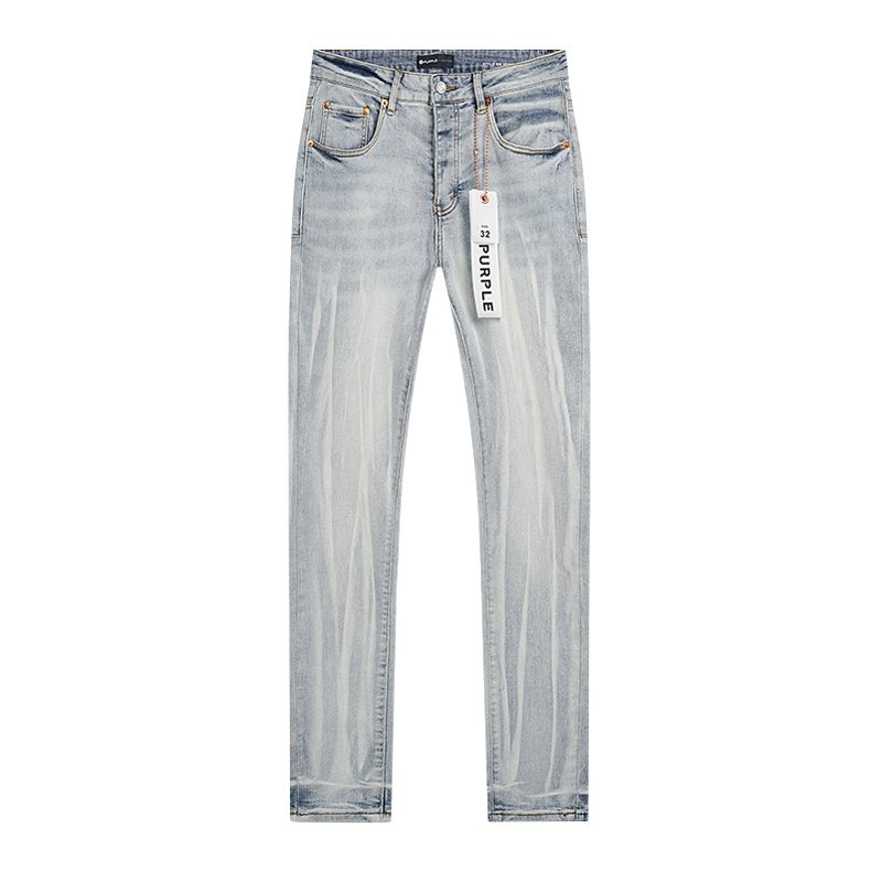 Purple Brand Light Blue Washed Denim Jeans — hero