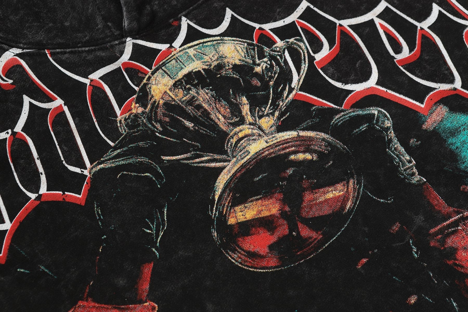 Godspeed Death Before Race Graphic Hoodie — detail