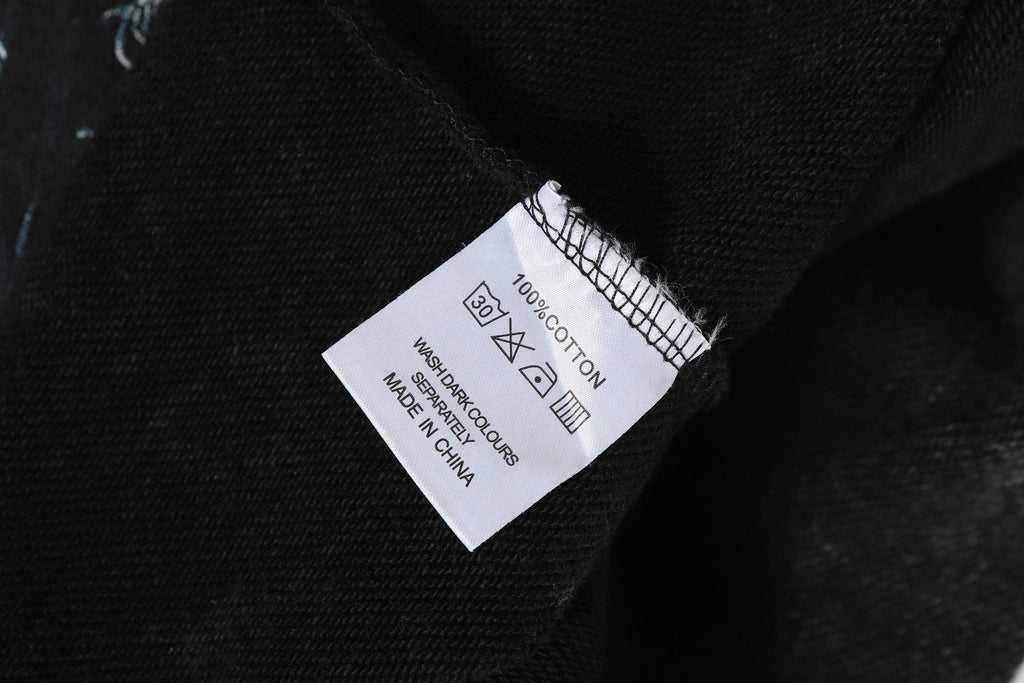 Godspeed Race Before Death Skull Graphic Hoodie — neck_label