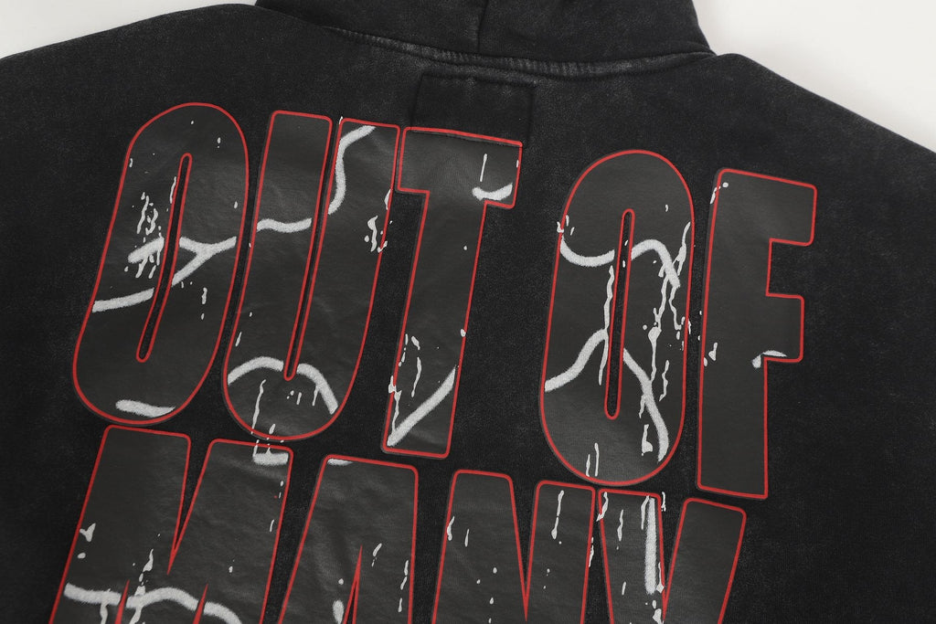 Godspeed Washed Rock Graphic Hoodie — detail