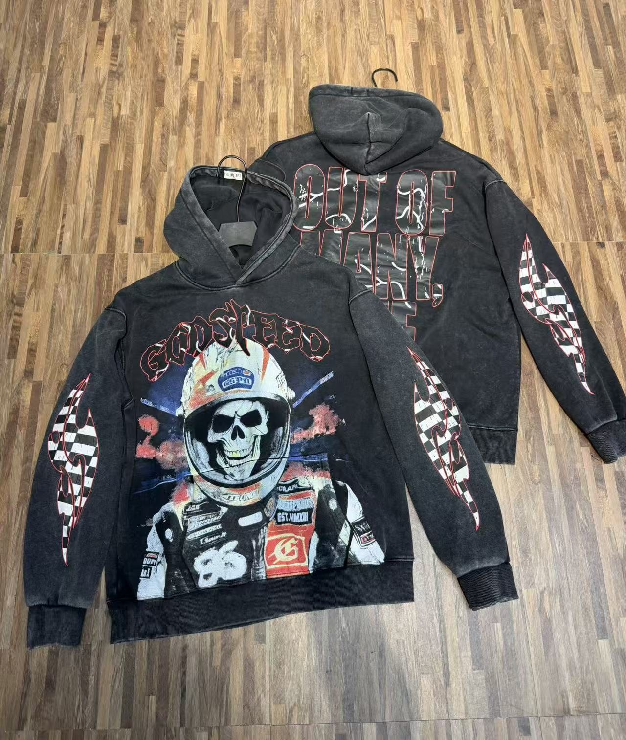 Godspeed Washed Rock Graphic Hoodie — context