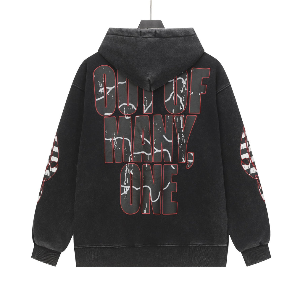 Godspeed Washed Rock Graphic Hoodie — back