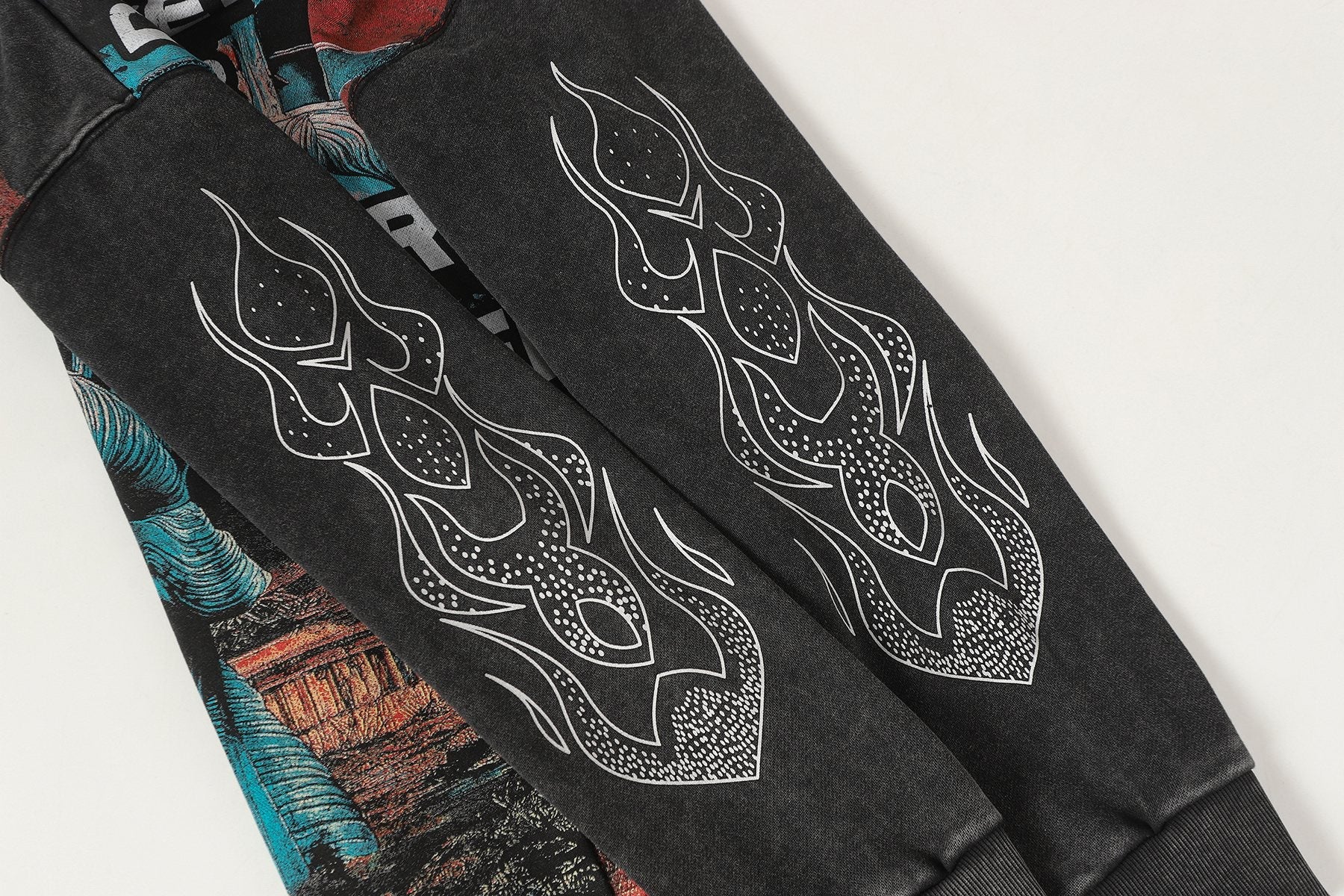 Godspeed Never End War Graphic Hoodie — detail