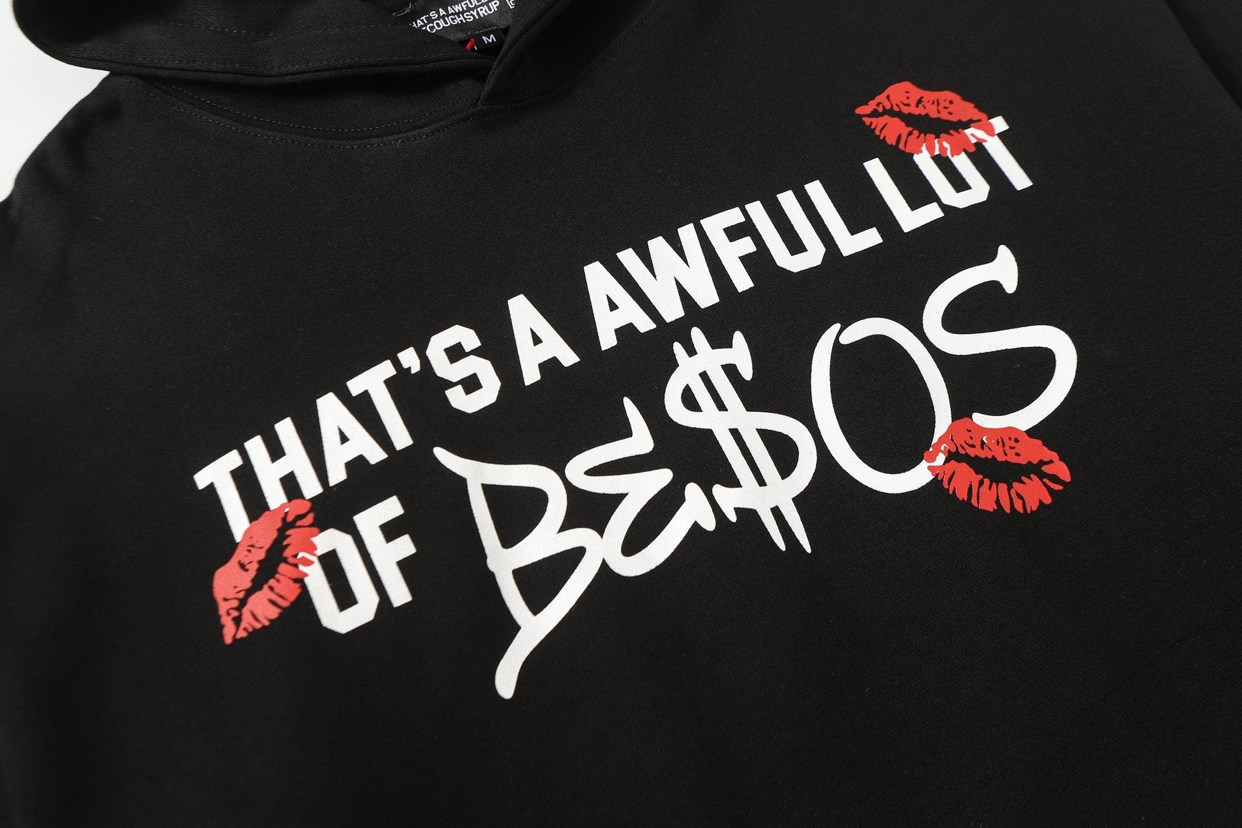 THAT'S A AWFUL LOT OF COUGH SYRUP Tomorrow Star Graphic Hoodie — detail