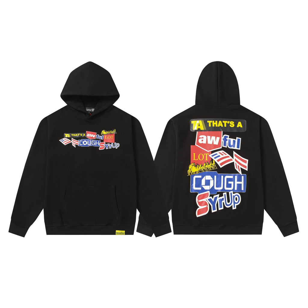 THAT'S A AWFUL LOT OF COUGH SYRUP Star Graphic Hoodie — hero