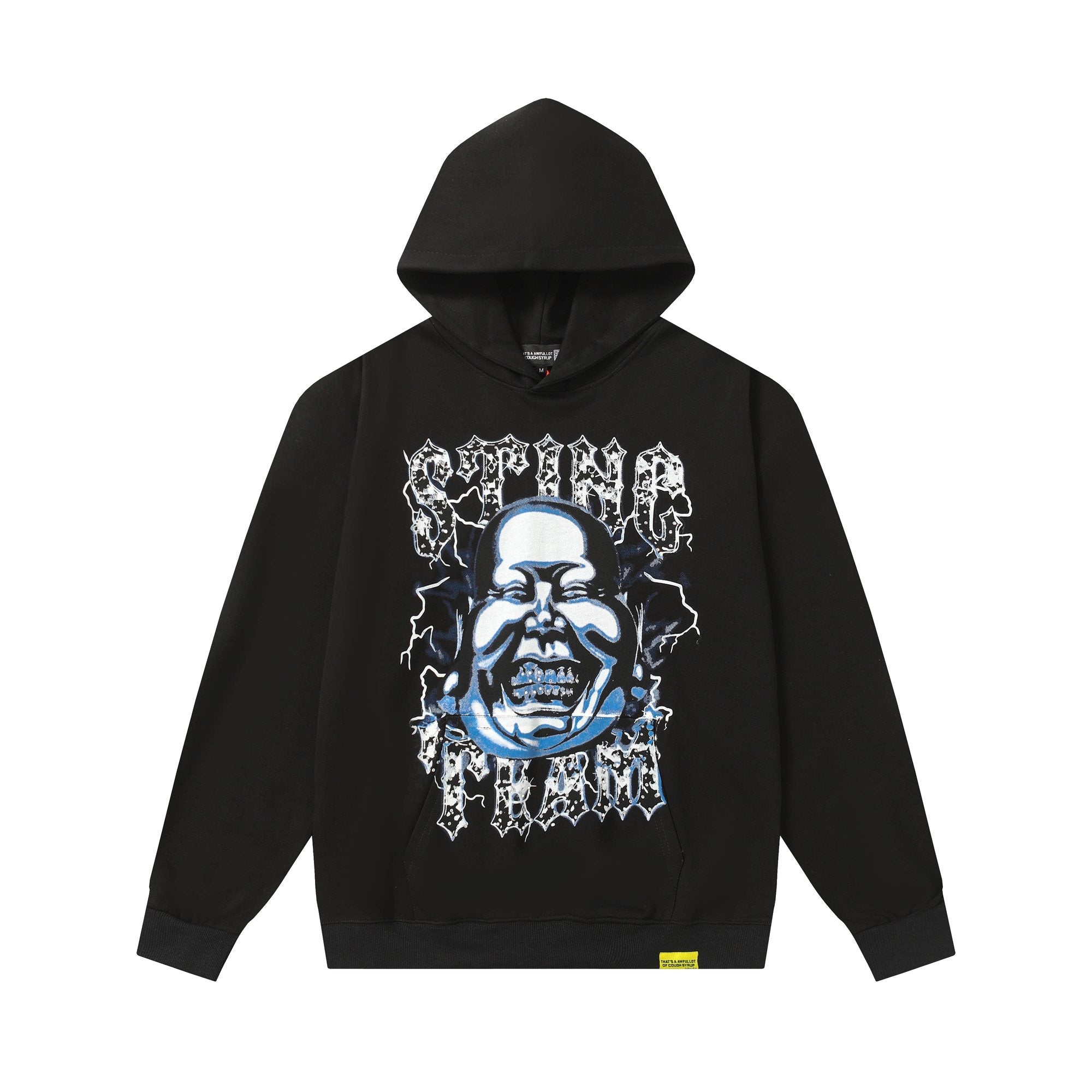THAT'S A AWFUL LOT OF COUGH SYRUP Star Skull Graphic Hoodie — hero