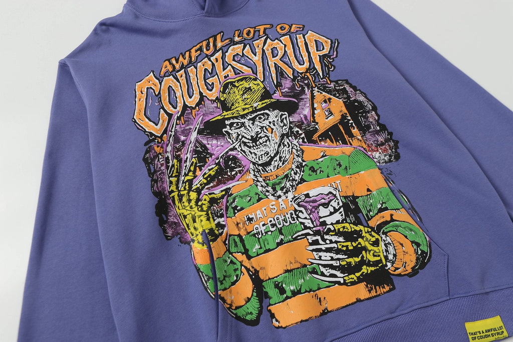 THAT'S A AWFUL LOT OF COUGH SYRUP Tomorrow Star Graphic Hoodie — detail