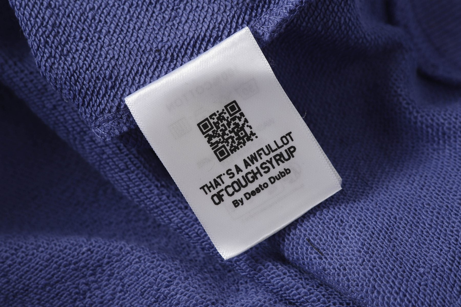 THAT'S A AWFUL LOT OF COUGH SYRUP Tomorrow Star Graphic Hoodie — neck_label
