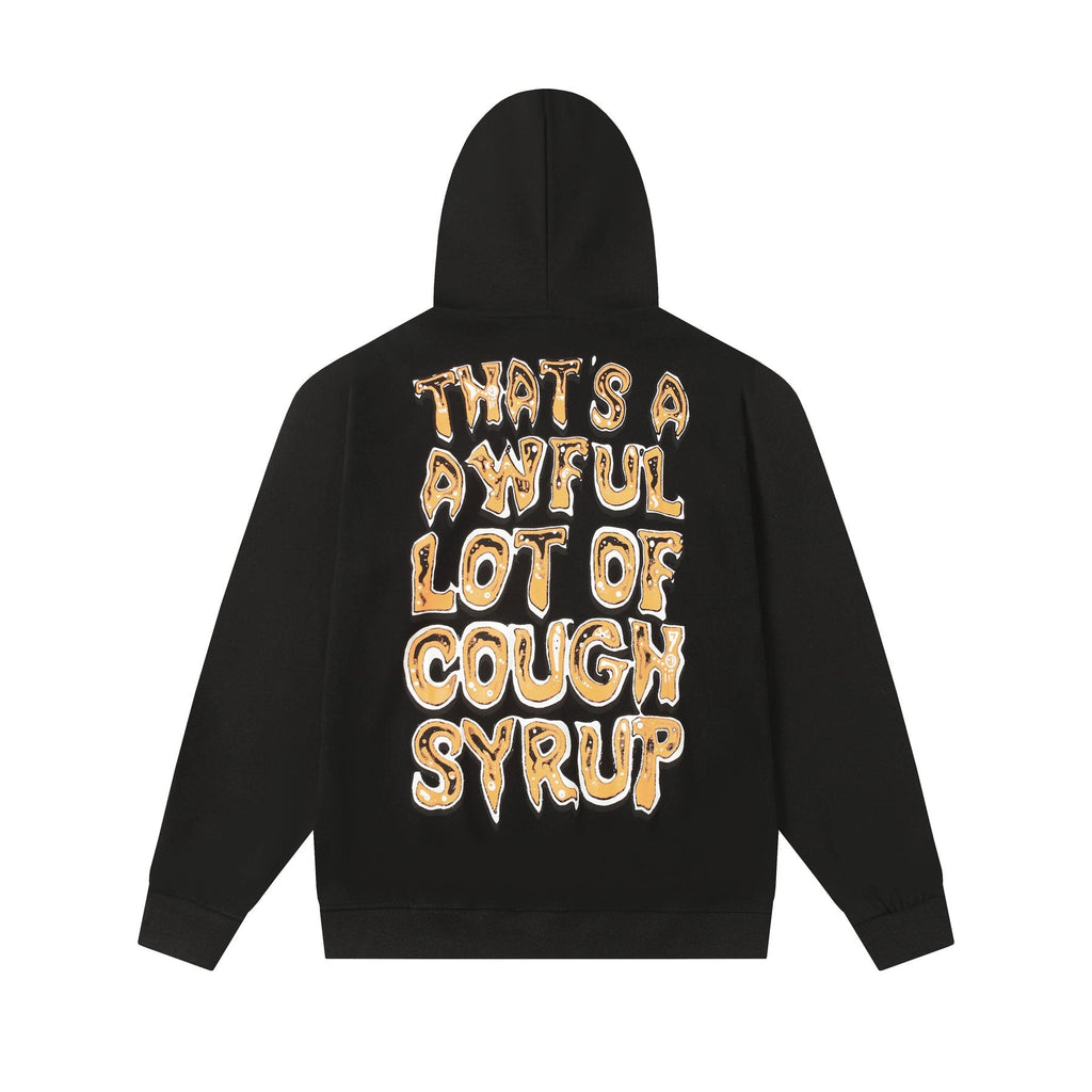 THAT'S A AWFUL LOT OF COUGH SYRUP Tomorrow Star Graphic Hoodie — back