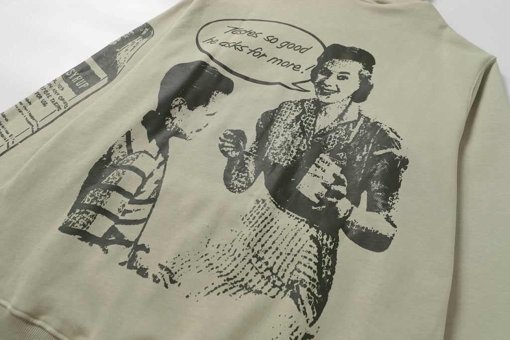 THAT'S A AWFUL LOT OF COUGH SYRUP Tomorrow's Star Graphic Hoodie — detail