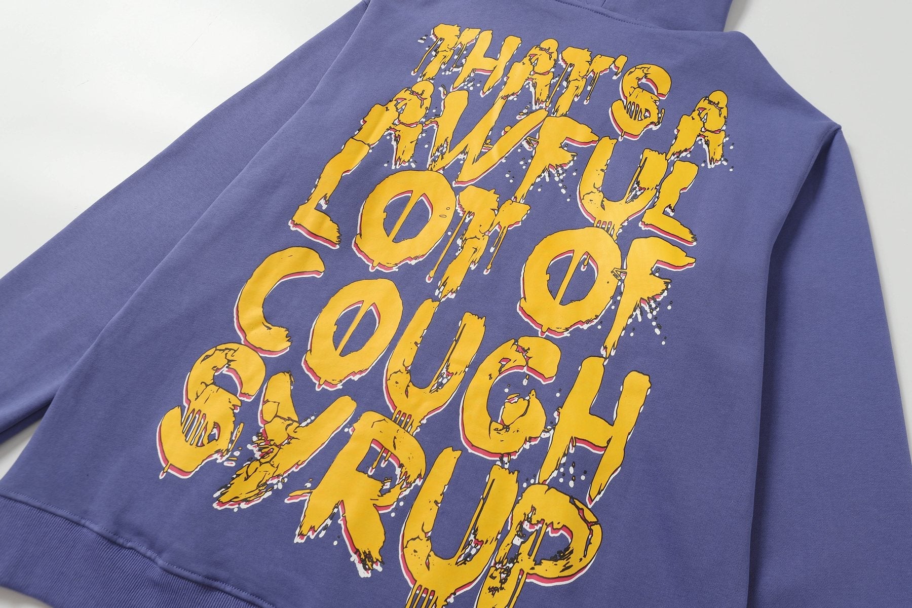 THAT'S A AWFUL LOT OF COUGH SYRUP Tomorrow Star Graphic Hoodie — detail