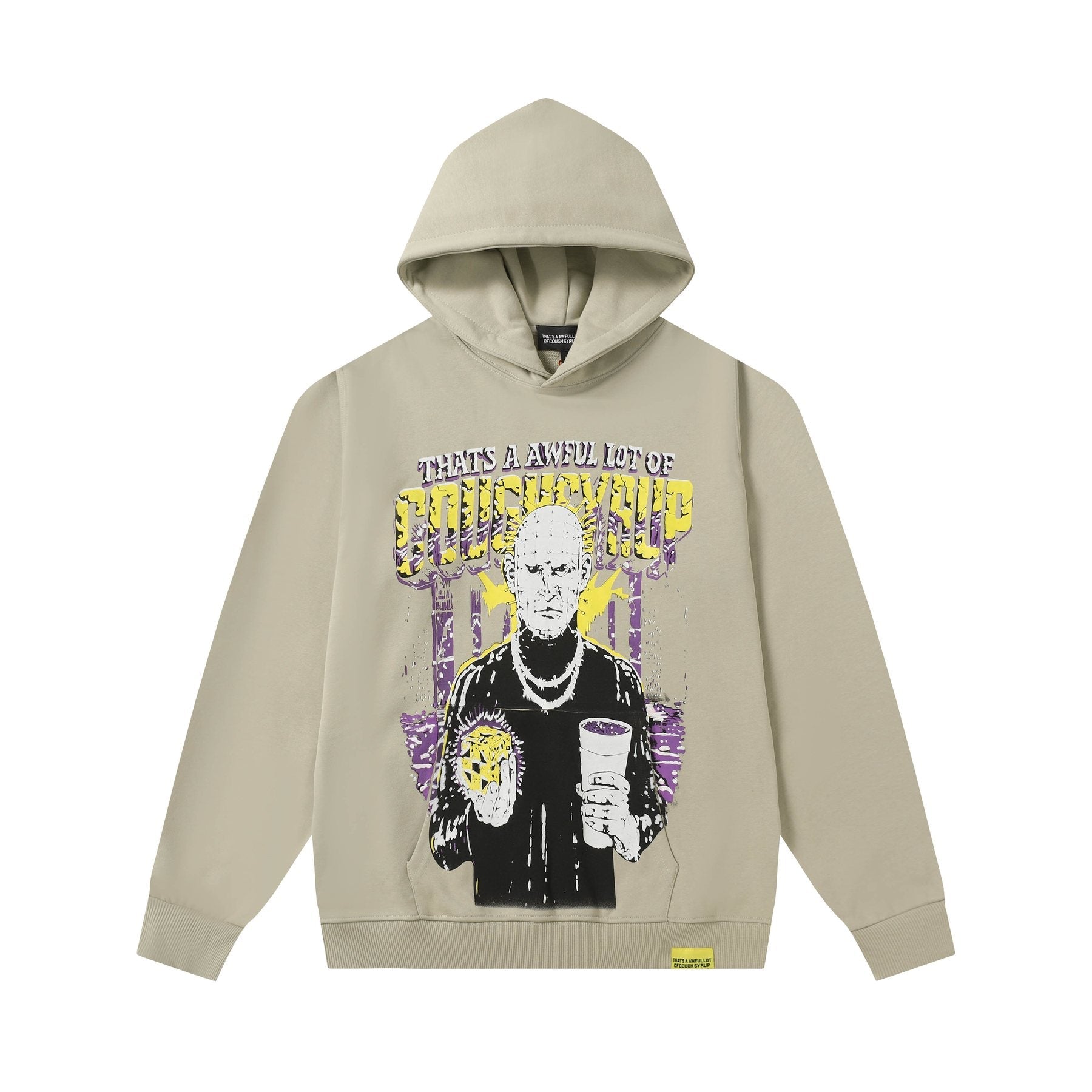THAT'S A AWFUL LOT OF COUGH SYRUP Star Graphic Hoodie — front