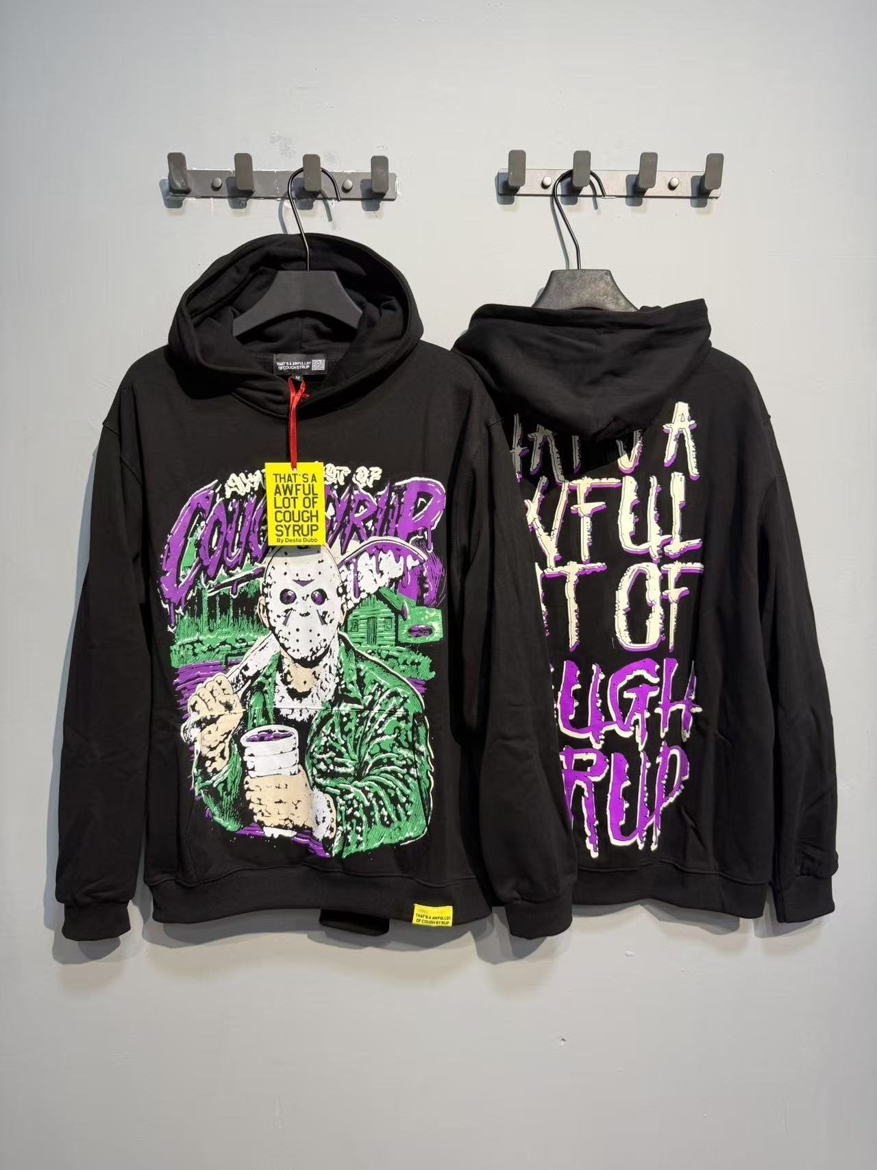 THAT'S A AWFUL LOT OF COUGH SYRUP Tomorrow Star Graphic Hoodie — context