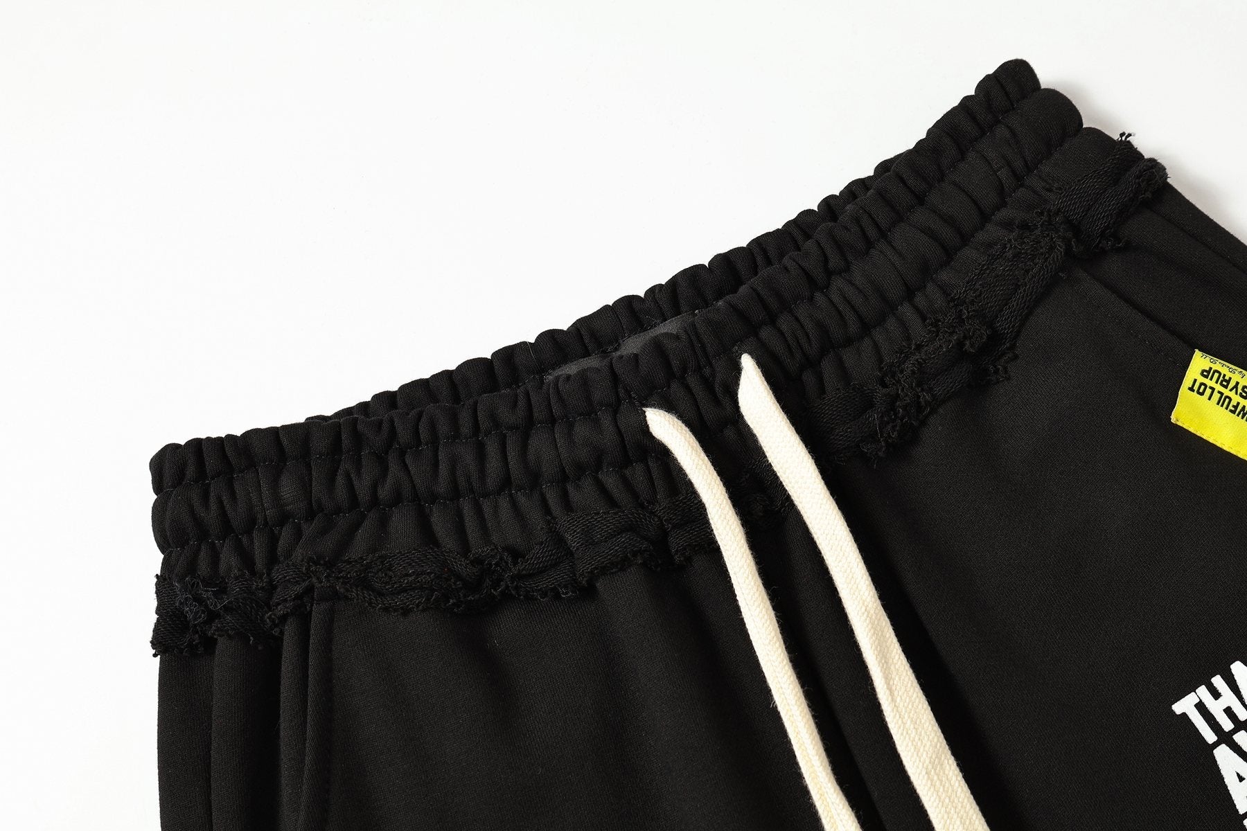 THAT'S A AWFUL LOT OF COUGH SYRUP Black Graphic Hoodie & Sweatpants Matching Set — detail