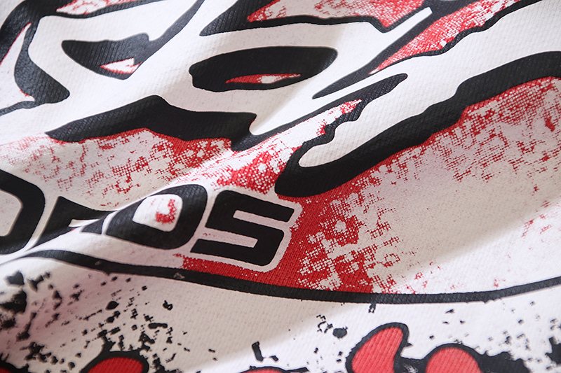 Hellstar Flame Graphic Washed Hoodie — detail