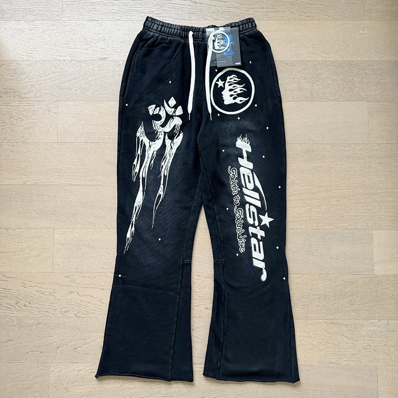 Hellstar Graphic Flared Sweatpants — front
