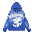Hellstar Washed Flame Star Graphic Hoodie — hero