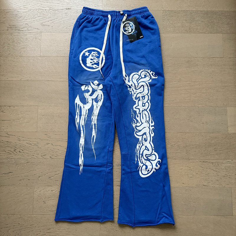 Hellstar Washed Wide-Leg Graphic Sweatpants — hero