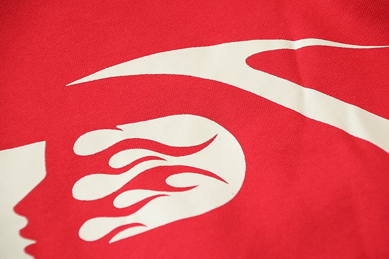 Hellstar Star & Flame Graphic Hoodie — detail